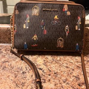 Michael Kors Crossbody- Brown Multi Color